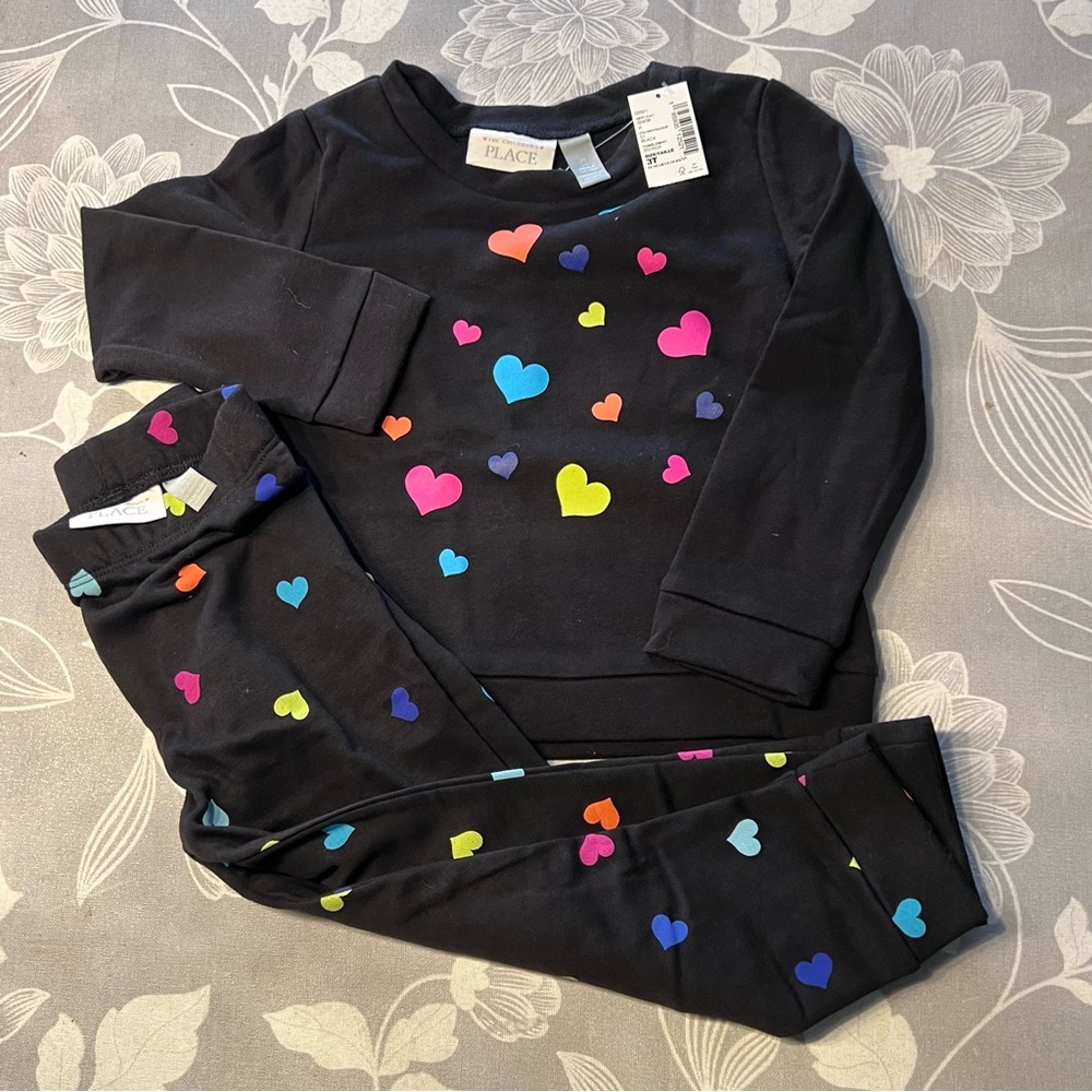 The Children's Place Multicolor Heart Print Set